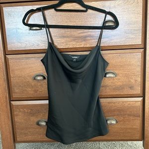 Express Satin Black Tank